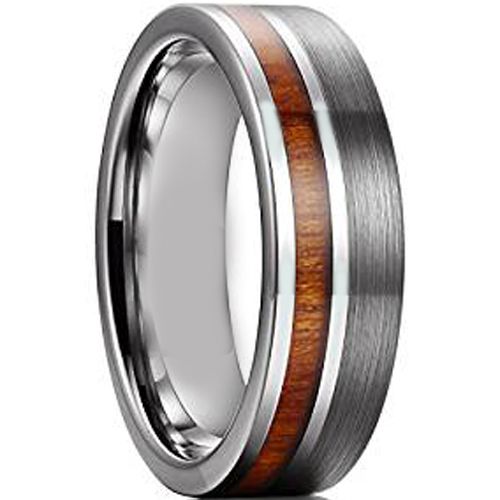COI Tungsten Carbide Offest Wood Pipe Cut Ring-TG2389AA