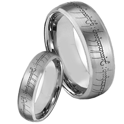 *COI Tungsten Carbide Lord of Rings Ring Power - TG853CC