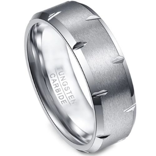 COI Tungsten Carbide Beveled Edges Ring - TG3394
