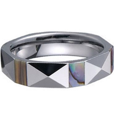 COI Tungsten Carbide Ring With Shell- TG1223(Size:US5/12.5)
