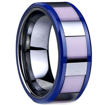 COI Tungsten Carbide Ring With Ceramic - TG1973(Size:US11.5)