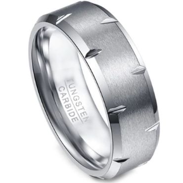 COI Tungsten Carbide Beveled Edges Ring - TG3394