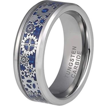 *COI Tungsten Carbide Gear Ring With Carbon Fiber-TG380AA