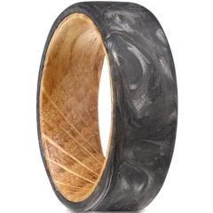 ***COI Carbon Fiber & Wood Ring-01411DD
