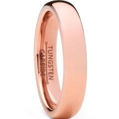 COI Rose Tungsten Carbide Dome Court Ring-TG5131