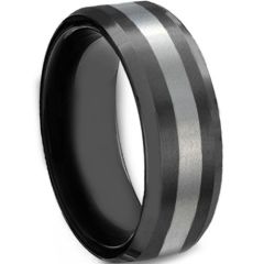 COI Tungsten Carbide Beveled Edges Ring - TG624CC