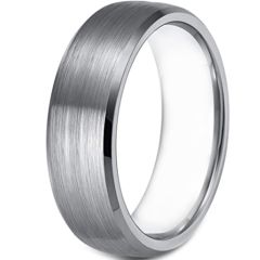COI Tungsten Carbide Beveled Edges Ring - TG1357