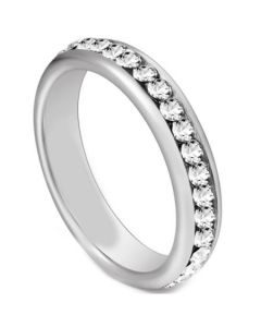 COI Tungsten Carbide Ring With Cubic Zirconia-5604