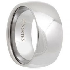 COI Tungsten Carbide 10mm Dome Court Ring - TG2616