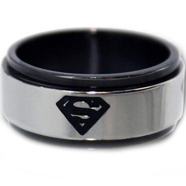 **COI Tungsten Carbide Superman Step Edges Ring - TG2966